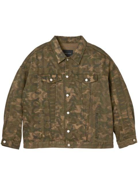 camouflage-print denim trucker jacket by MARC JACOBS
