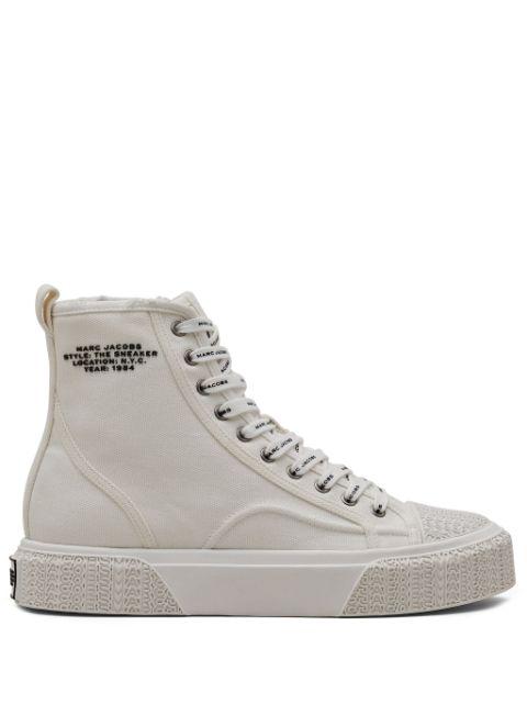 canvas high-top sneakers by MARC JACOBS