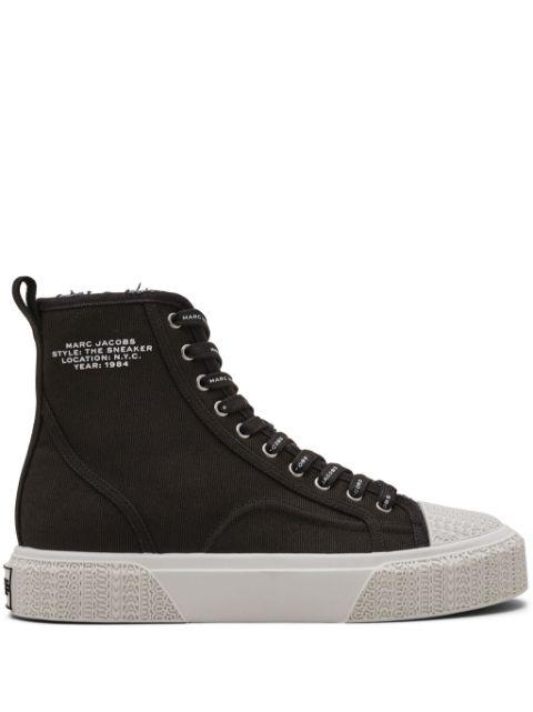 canvas high-top sneakers by MARC JACOBS