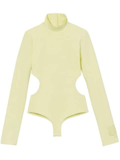 cut-out long-sleeve bodysuit by MARC JACOBS