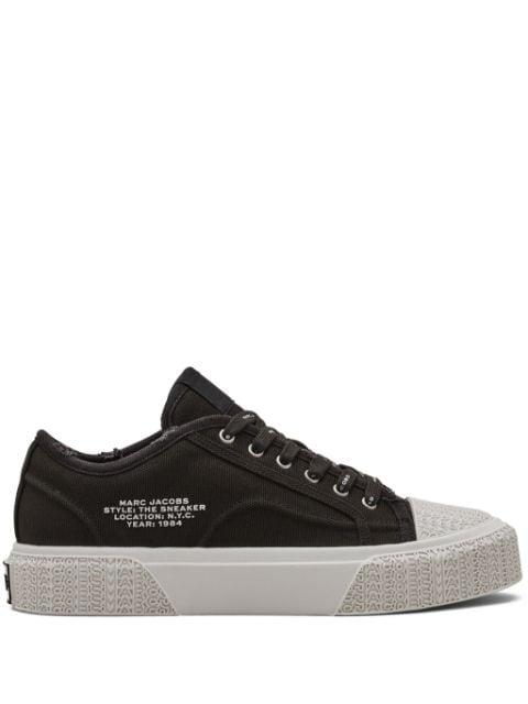 distressed canvas sneakers by MARC JACOBS