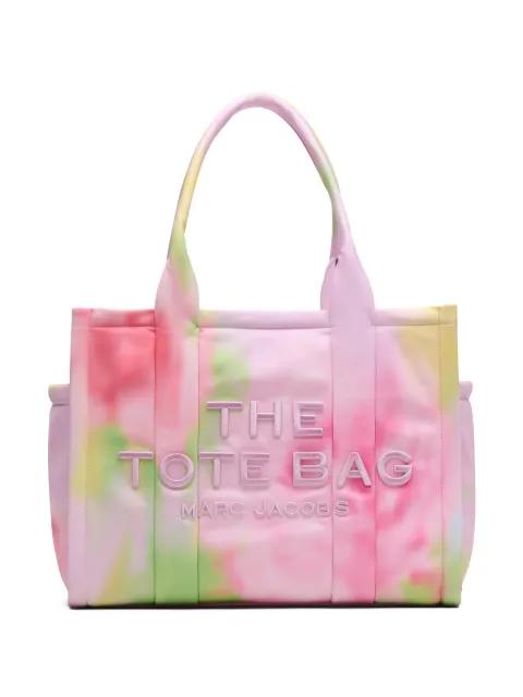large blurred floral tote bag by MARC JACOBS