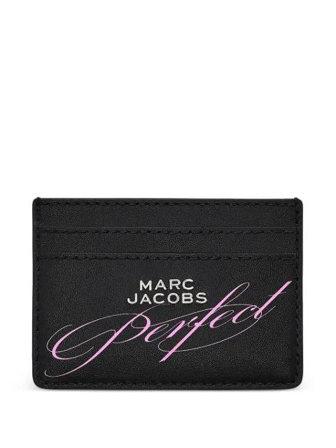 logo leather card case by MARC JACOBS