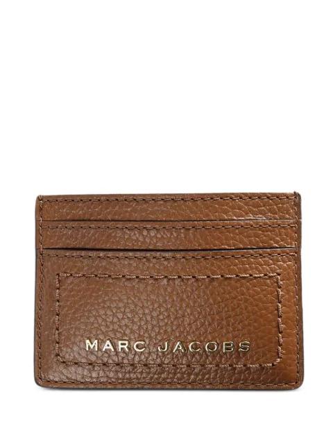 logo-lettering leather card holder by MARC JACOBS