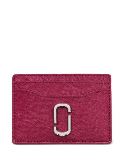 logo-plaque leather card holder by MARC JACOBS