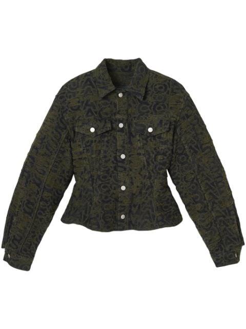 monogram-print flared jacket by MARC JACOBS