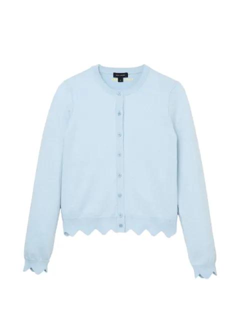 scallop-trim cardigan by MARC JACOBS