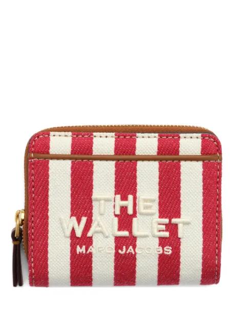 stripe-print wallet by MARC JACOBS