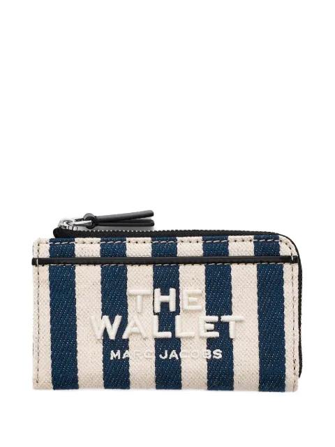 stripe top zip-wallet by MARC JACOBS