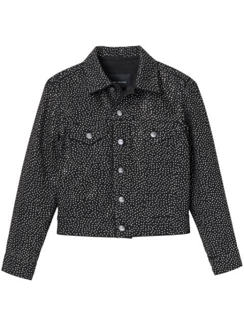 stud-embellished trucker jacket by MARC JACOBS