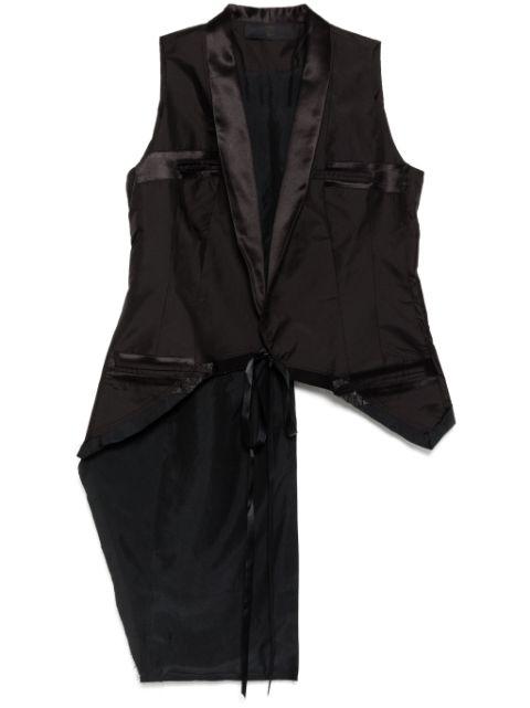 asymmetric waistcoat by MARC LE BIHAN