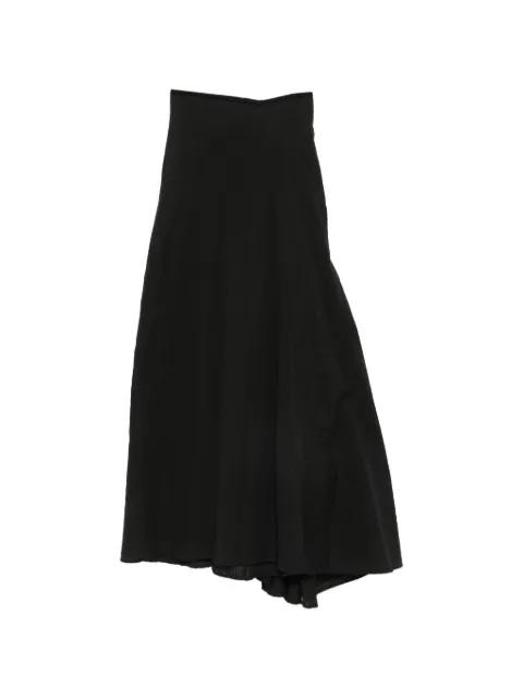 crinkled asymmetric skirt by MARC LE BIHAN