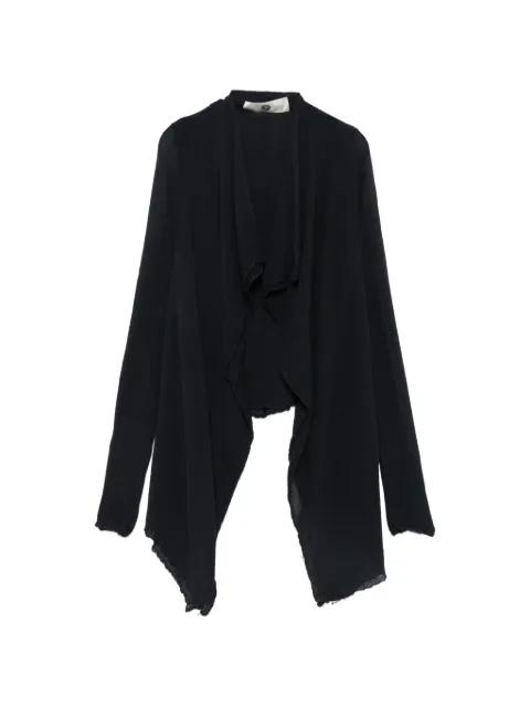 crinkled draped cardigan by MARC LE BIHAN
