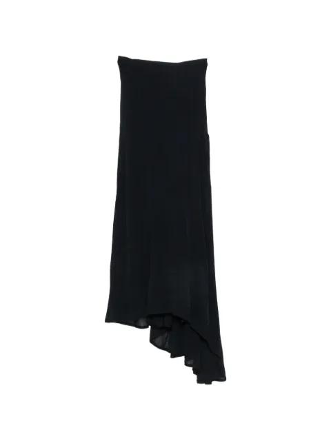 floral-jacquard asymmetric skirt by MARC LE BIHAN