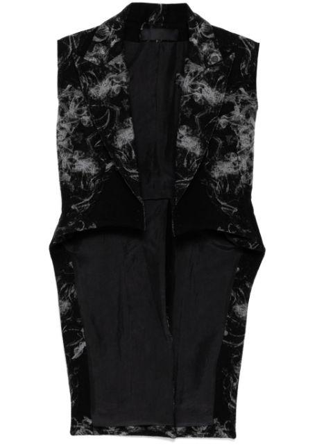 graphic-print blazer by MARC LE BIHAN