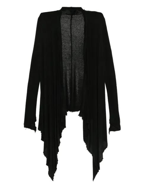 open-front asymmetric cardigan by MARC LE BIHAN