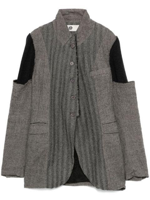 patchwork blazer by MARC LE BIHAN