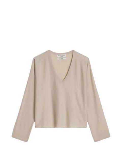 V-neck long-sleeve sweater by MARC O'POLO