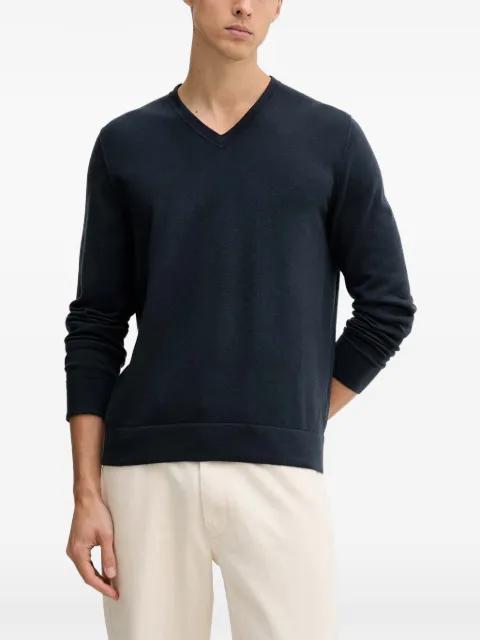 V-neck long-sleeve sweater by MARC O'POLO