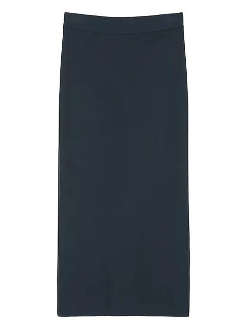 back-vent midi skirt by MARC O'POLO
