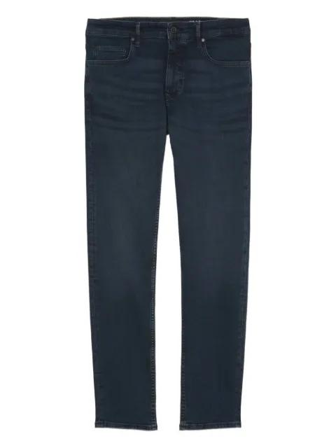 belt-loops leather-patch jeans by MARC O'POLO