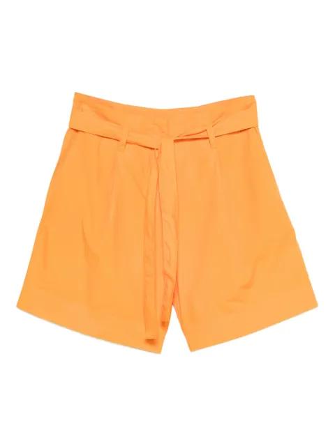 belted cotton shorts by MARC O'POLO