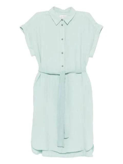 belted shirt mini dress by MARC O'POLO