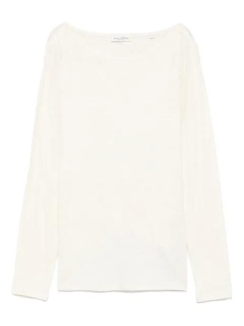 boat-neck long-sleeve top by MARC O'POLO