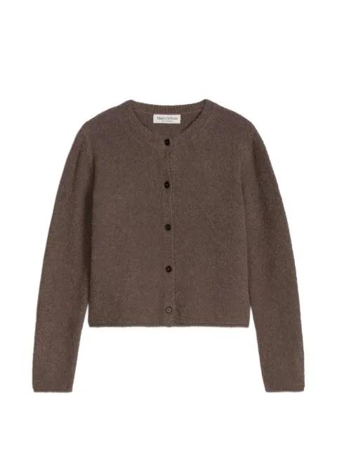 button-closure knitted cardigan by MARC O'POLO