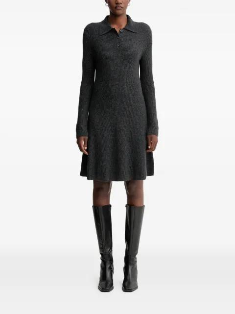 button collared midi dress by MARC O'POLO