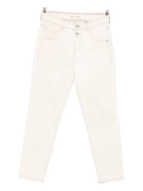 button-detail trousers by MARC O'POLO