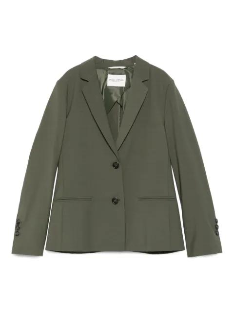 button-fastening notched-lapel blazer by MARC O'POLO