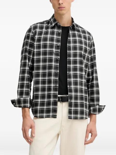 check-patterned shirt by MARC O'POLO