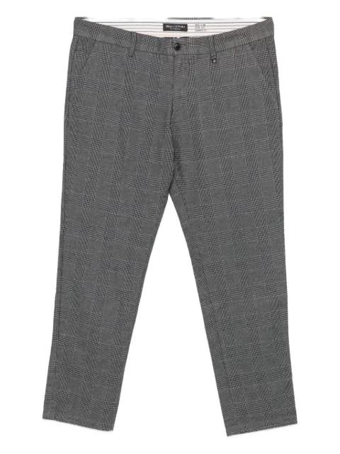 check-print trousers by MARC O'POLO