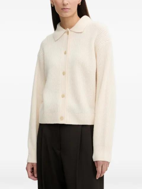 collared buttoned cardigan by MARC O'POLO