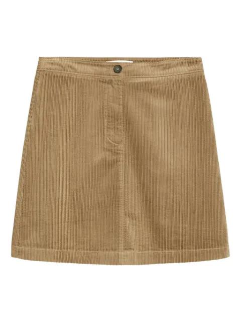 corduroy mini skirt by MARC O'POLO