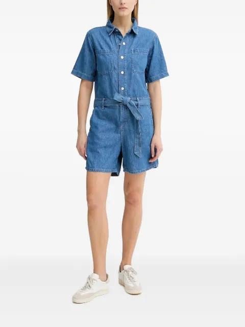 denim button-fastening jumpsuit by MARC O'POLO