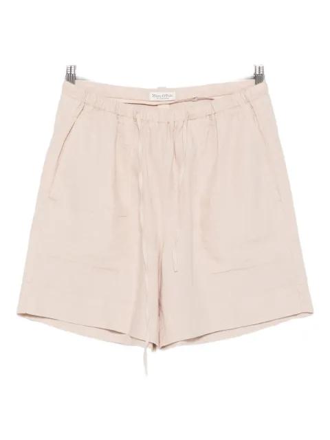 drawstring linen shorts by MARC O'POLO