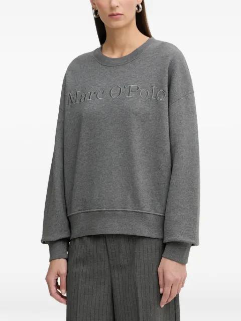 embossed-logo sweatshirt by MARC O'POLO