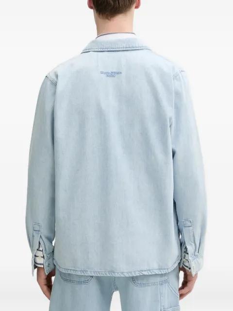 embroidered-logo denim shirt by MARC O'POLO embroidered-logo denim shirt by MARC O'POLO