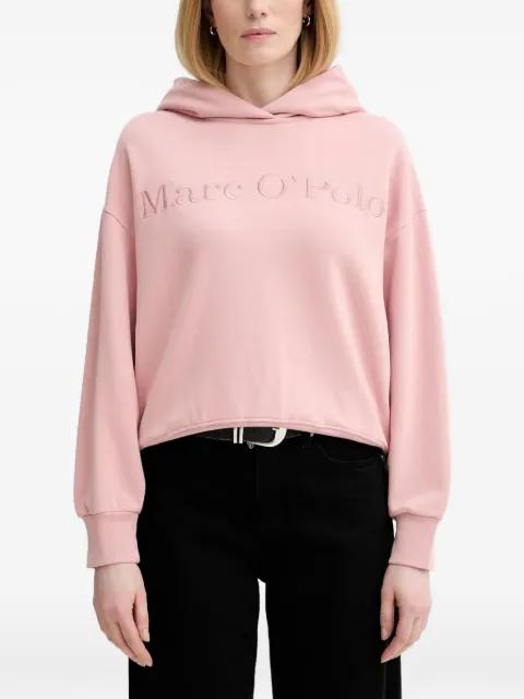 embroidered-logo hoodie by MARC O'POLO