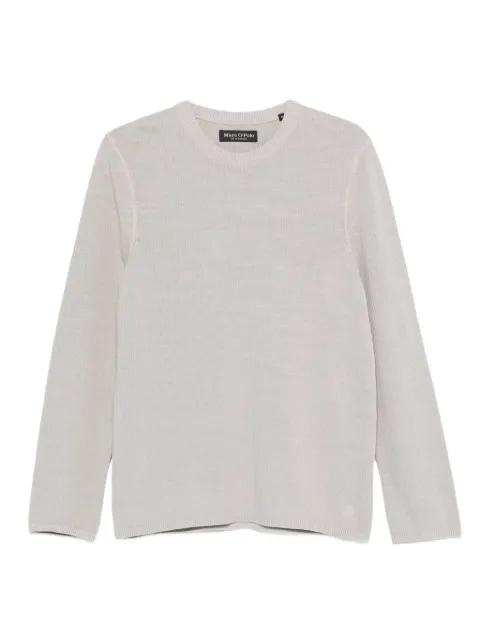 embroidered-logo sweater by MARC O'POLO