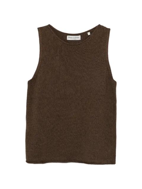 fine-knit sleeveless vest by MARC O'POLO