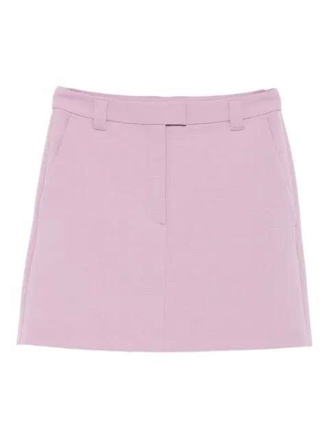 flat-front A-line mini skirt by MARC O'POLO