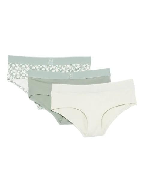 floral-print briefs (pack of three) by MARC O'POLO