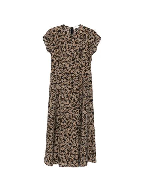 floral-print cap-sleeve dress by MARC O'POLO