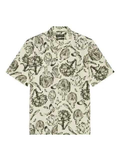 floral-print short-sleeve shirt by MARC O'POLO