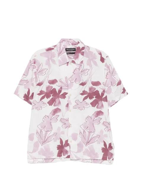 floral-print short-sleeve shirt by MARC O'POLO