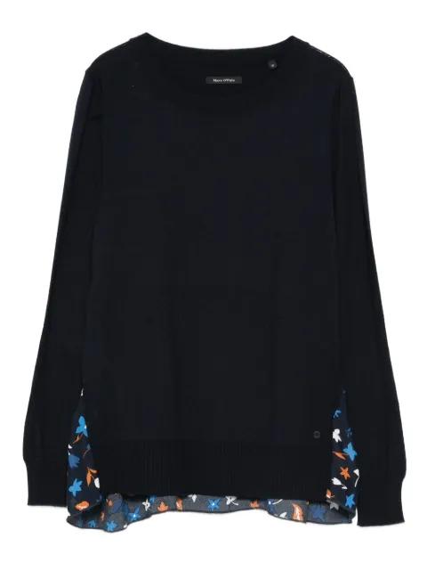 floral-print sweater by MARC O'POLO
