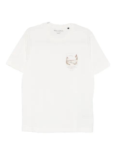 graphic pocket T-shirt by MARC O'POLO